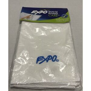 Expo 1752313 Dry Erase Cloth, Microfiber, White New And Sealed